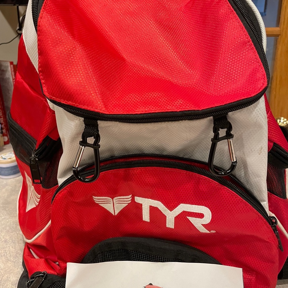 TYR Red and Black Gear Bag